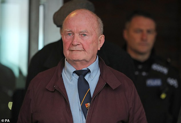 Christopher Onslow (pictured in 2019) was one of five former Medomsley prison officers jailed for abusing former detainees