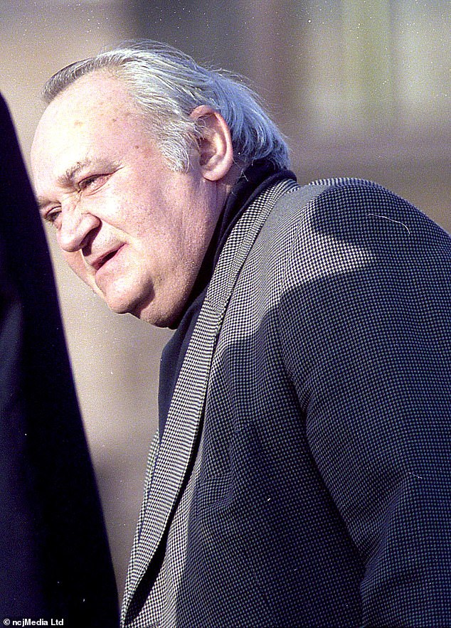 In one search of his kitchens, sex toys and pornography were found. He manipulated the warden into ordering that the kitchen to never be searched again - and it wasn't (Pictured: Husband in 2002)