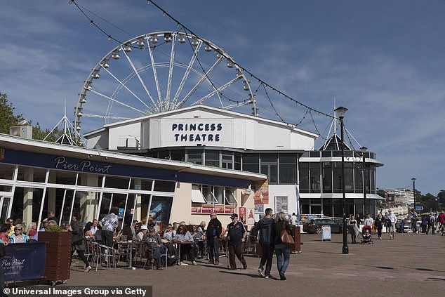 Pictured: Pier Point in Torquay, a Devonshire coastal town and popular seaside resort