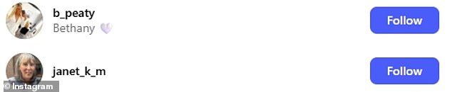 Bethany pledged her allegiance to her mother alongside her great aunt