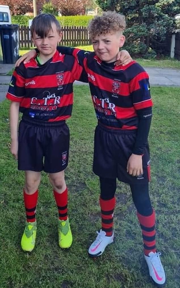 The youngster enjoyed football and rugby and played for several local teams