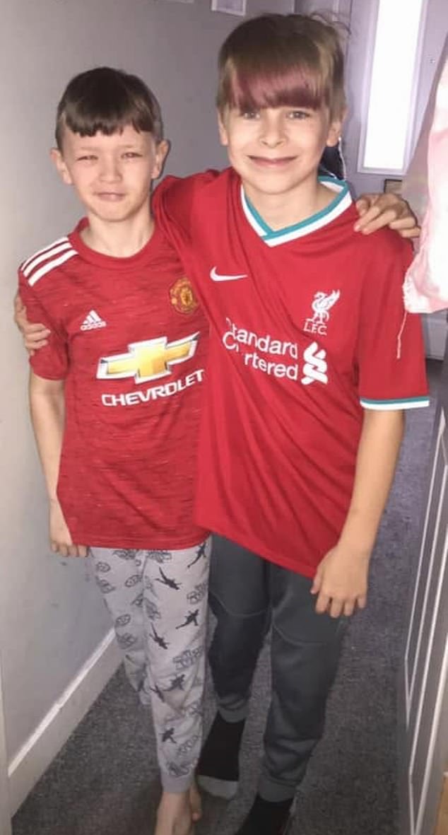 Harley was described as 'just one of those kids that everyone got along with'. Pictured: Harley with his older brother