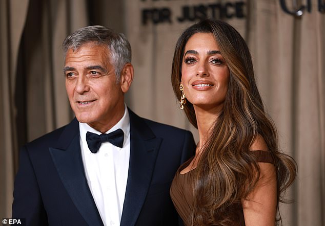Clooney is an accomplished lawyer and was speaking at the Prix Suisse event about her work and the Clooney Foundation for Justice