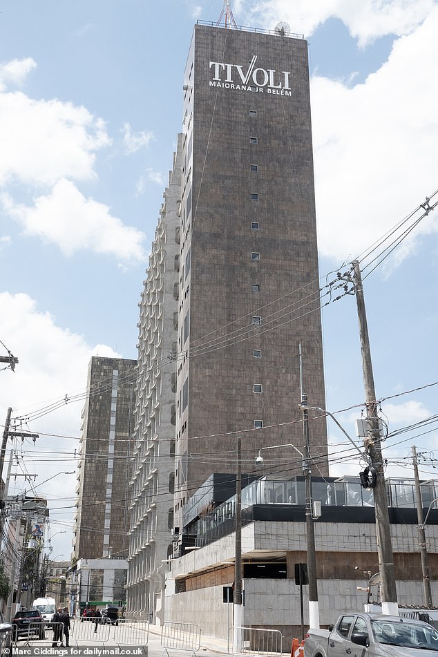 The Hotel Tivoli Maiorana has a 17th floor roof garden restaurant with an uninterrupted view over the Guama River and where Ed Miliband enjoyed drinks and dinner with friends