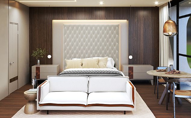 The cost of Hotel Tivoli (room pictured) has led some to criticise the costs of emissions produced by the UK sending so many delegates to Brazil's COP30 climate conference