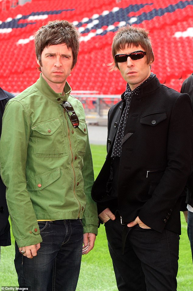 After frequently clashing heads, Oasis finally called it quits after an extraordinary behind-the-scenes brawl at the Rock en Seine festival in Paris on August 28, 2009 (pictured in 2008)