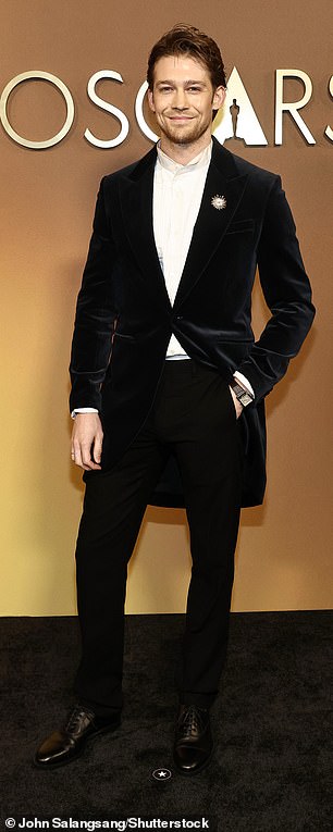 Austin Butler, 34, and Taylor Swift's ex Joe Alwyn, 34, both looked sharp in black suits