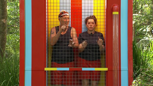 Later that day, Kelly and Martin headed off to face the 'Dingo Balls' challenge, a game of general knowledge, bingo and balls