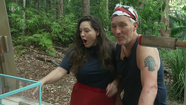 Meanwhile in camp, the celebrities got a phone call in order to win chocolate for camp