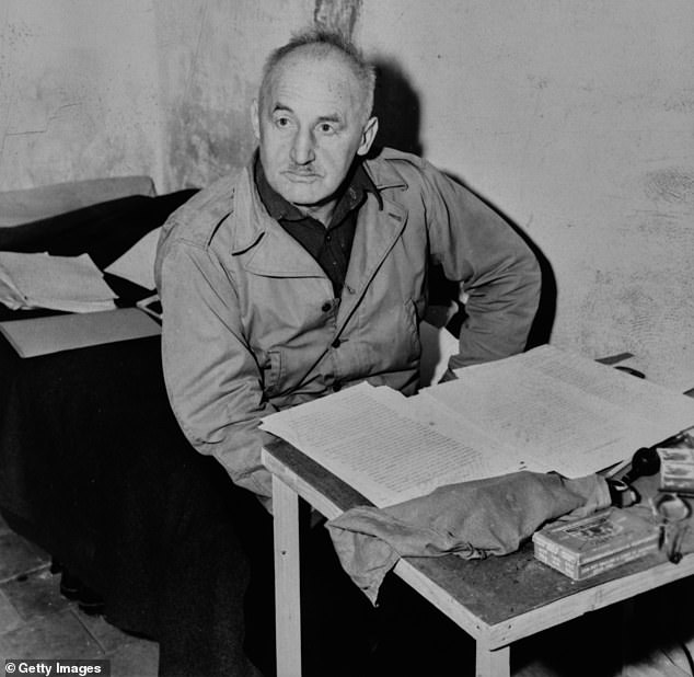 Julius Streicher, who orchestrated the Reich’s anti-Semitic propaganda campaigns which paved the way for the Holocaust