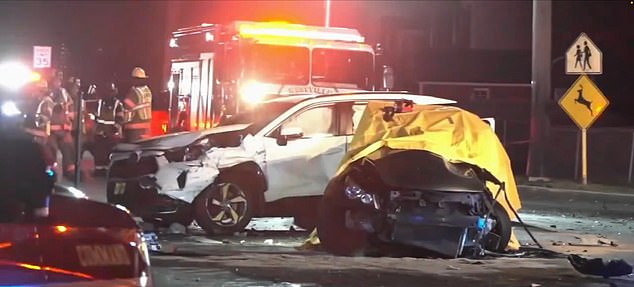 The fatal crash happened after a member of staff at a petrol station called police to report two men were drunk and causing a disturbance on the premises at around 5.45pm on November 9