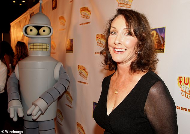 But Simpsons mainstay Tress MacNeille took over the role during all subsequent appearances over the past 35 seasons; pictured in 2007 in LA