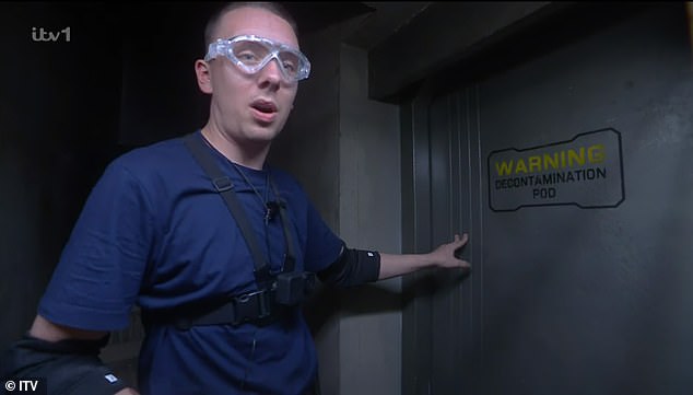 Elsewhere in the episode Aitch took on the latest Bushtucker Trial and came up against a very aggressive crocodile