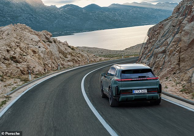 Porsche boss Oliver Blume said the new model will 'take performance into a completely new dimension' and 'set new standards in the SUV segment'. In terms of power and speed, he might not be too far wrong...