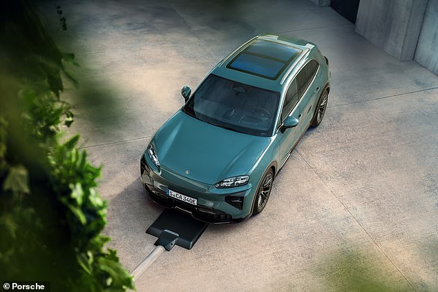 The Cayenne will be one of the first mainstream EVs sold that facilitates wireless charging. However, the vehicle hardware and inductive charging pad (pictured) aren't cheap options