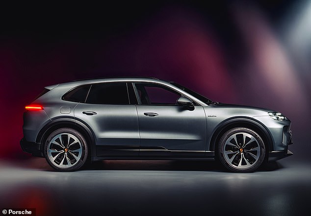 The new Electric Cayenne is 5.5cm longer than the petrol and hybrid variants in showrooms right now. Most of the extended dimension is in the wheelbase, which means more legroom for back-seat passengers