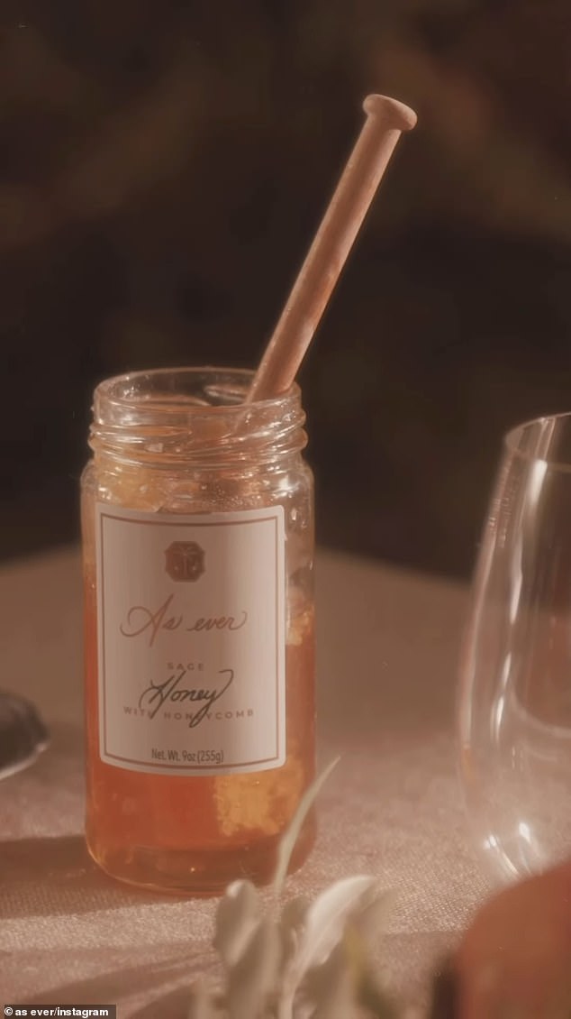 The sweet anecdote from Markle's family life also served to promote As Ever's new Sage Honey with Honeycomb, which retails for $32.00 for a 9 oz. jar on the official website