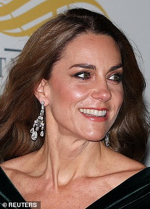 Kate arrives for the Royal Variety Performance at the Royal Albert Hall