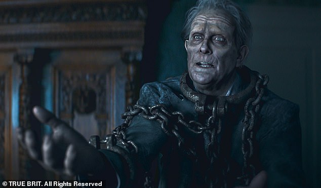 A Bollywood-inspired, musical adaptation of Dickens¿s 1843 story A Christmas Carol, set in modern-day London, features Hugh Bonneville as Jacob Marley (pictured)