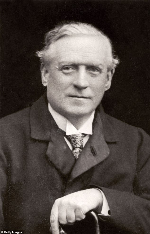 The actress frequently pushed back against the idea that her lineage was defined solely by her British great-grandfather, Liberal prime minister Herbert Asquith (pictured)