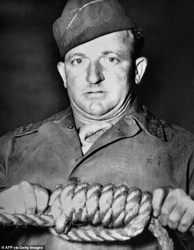 Brutal truth about botched hangings of Nuremberg... and mystery of American executioner Staff Sergeant John C Woods, a jug-eared drifter, gambler and heavy drinker