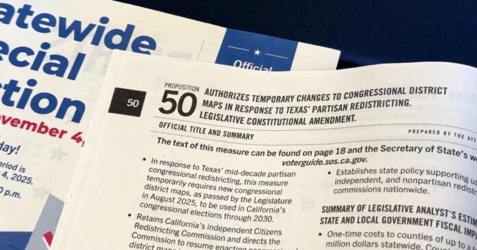 California voters pass Prop 50 to redraw the state's congressional California voters pass Prop 50 to redraw the state's congressional maps, CBS News projects