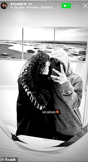 Images screenshotted from Burke's social media pages show him with a girl who closely resembles descriptions and photos of Rivas