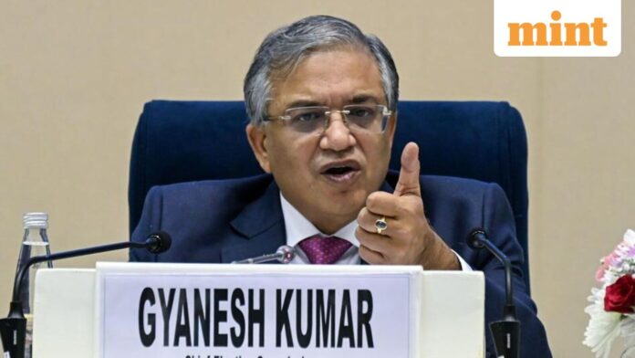 Election Commission orders ‘Special Revision’ of voter list in Assam Chief Election Commissioner Gyanesh Kumar. (ANI)