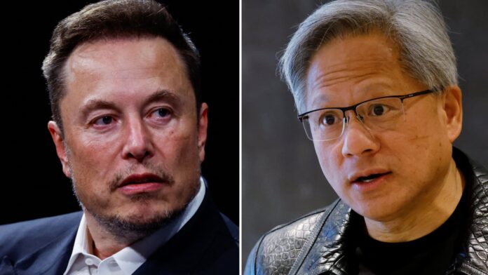 Elon Musk, Jensen Huang talk AI at U.S.-Saudi Investment Forum