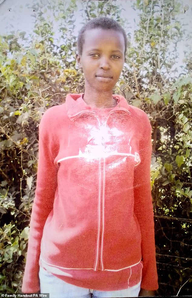 Agnes Wanjiru, 21, (pictured) was last seen alive with British troops at a hotel in Nanyuki in March 2012