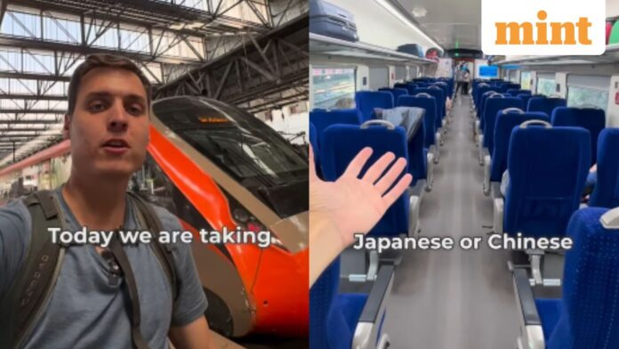 German traveller reviews Vande Bharat train, says it feels like A German tourist review of Vande Bharat train is going viral