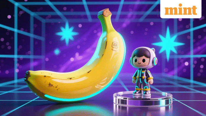 Gemini Nano Banana model is available via the Gemini app