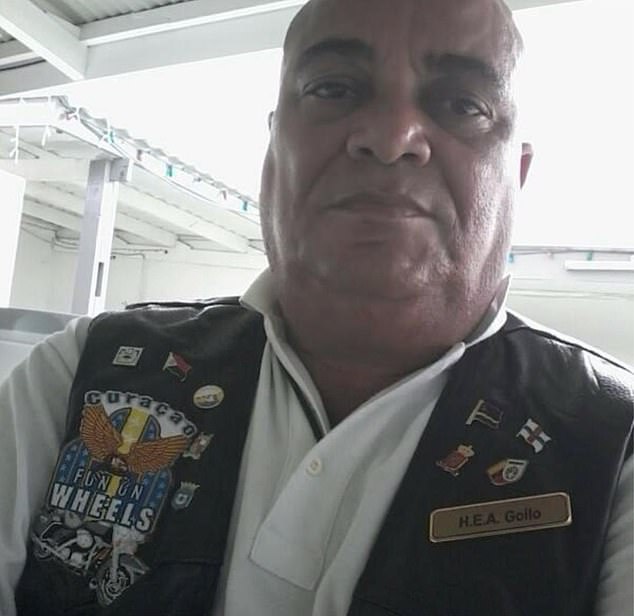 Among the men Carey believes handled Amy is ‘Herman Goilo’, a clerk at the police station in Curacao at the time of her disappearance, who insisted last year that Amy was still alive