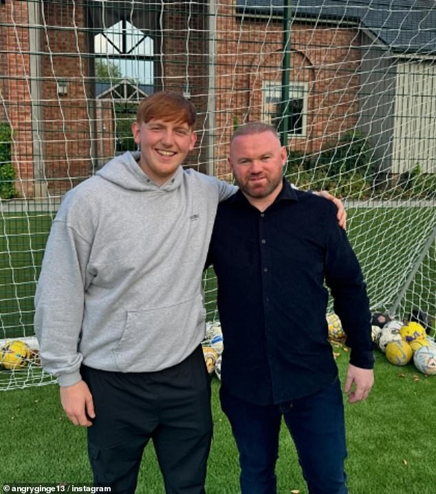 He already counts several other big names as friends, including Wayne Rooney (pictured) and Luke Littler - who he appeared on Celebrity Gogglebox alongside