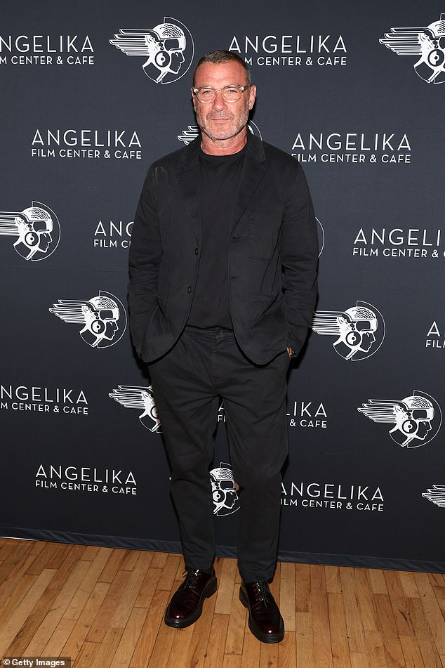 The Ray Donovan star was able to move about fine during his stay. It's currently unclear what caused Schreiber's headache; Pictured in 2024