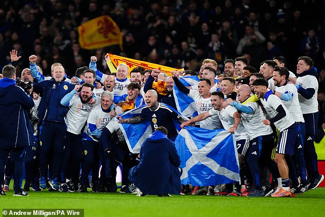 Scotland QUALIFY for the World Cup: Kenny McLean's stunning halfway-line The Tartan Army will be making their first appearance at a World Cup for 27 years come next June