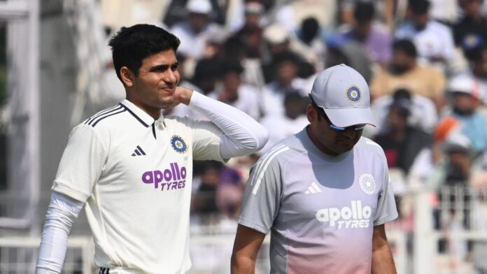 Shubman Gill neck injury update: India captain hospitalized in Kolkata Indian skipper Shubman Gill retires hurt on second day of India-SA First Test match at Eden Gardens in Kolkata, India, on Saturday, November 15, 2025.