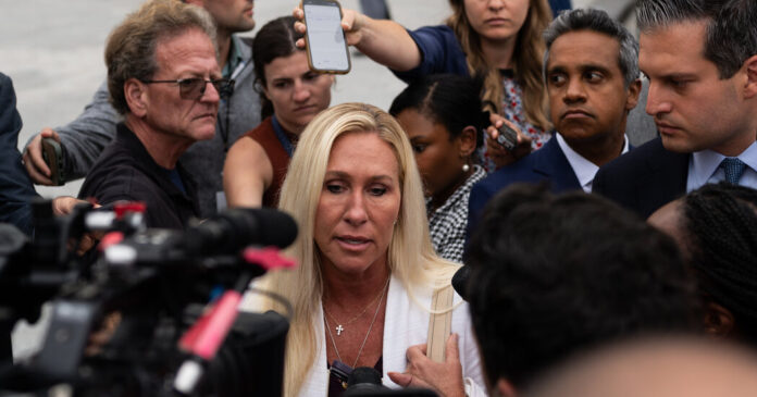 Trump Says He No Longer Supports Marjorie Taylor Greene Trump Says He No Longer Supports Marjorie Taylor Greene