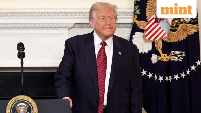 Trump reflects on election setbacks in NY, VA & NJ, U.S. President Donald Trump looks on during a breakfast with Republican Senators at the White House in Washington, D.C., U.S. November 5, 2025. REUTERS/Kevin Lamarque