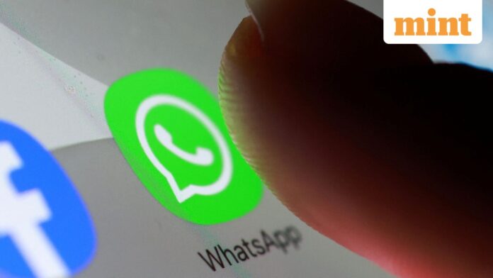 Whatsapp app icon is seen on a smartphone in this illustration taken October 27, 2025. REUTERS/Dado Ruvic/Illustration