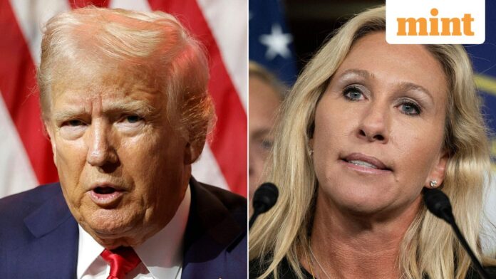 Who is Marjorie Taylor Greene? Trump calls diehard supporter ‘ranting US President Donald Trump and US Congresswoman Marjorie Taylor Greene