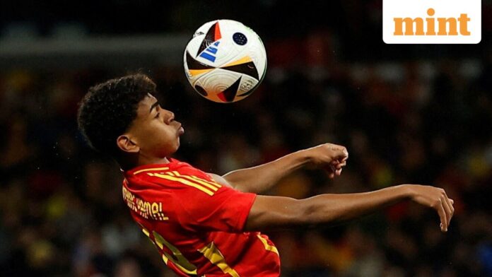 Why is Lamine Yamal not part of Spain's World Cup Spain's Lamine Yamal in action (File Photo)